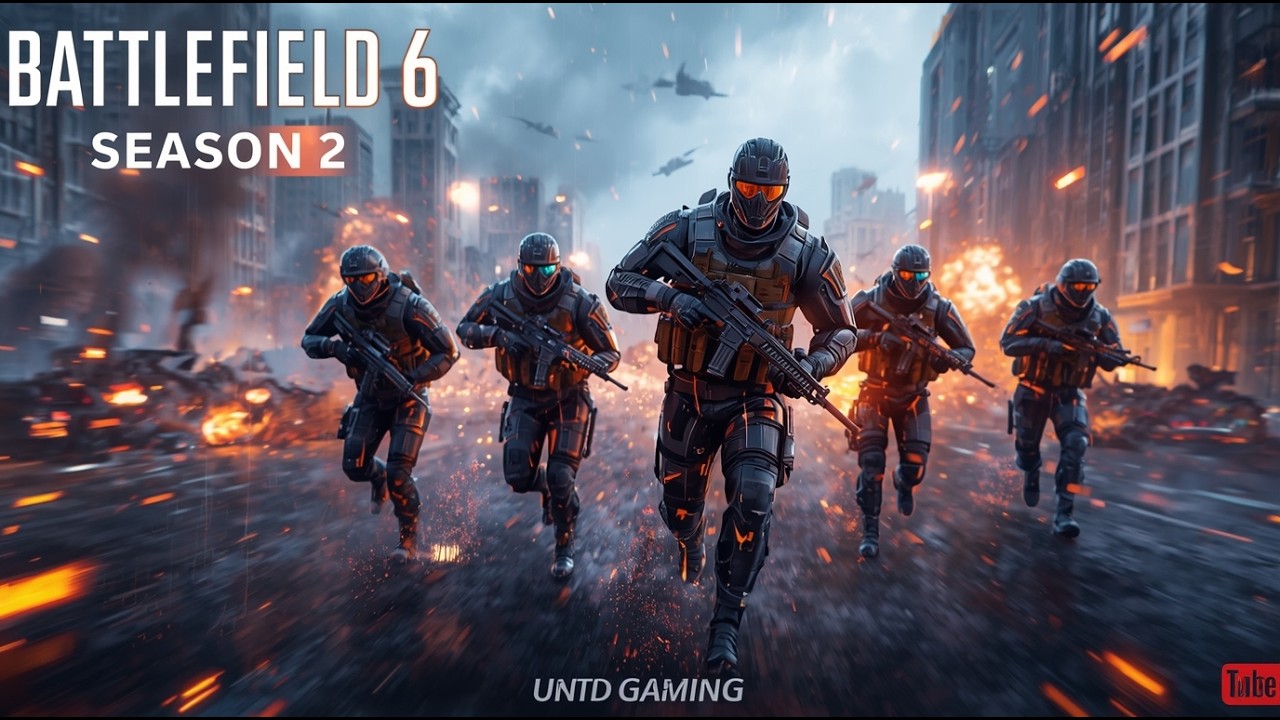 BATTLEFIELD 6 SEASON 2 LIVE 🔥 New Map + New Mode + New Weapon | Full Squad Gameplay | UNTD GAMING