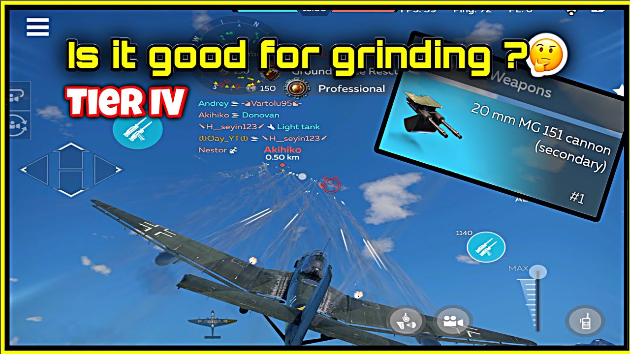 Ju 87 D-5 fighter has powerful 20 mm secondary weapon with 800 rounds !