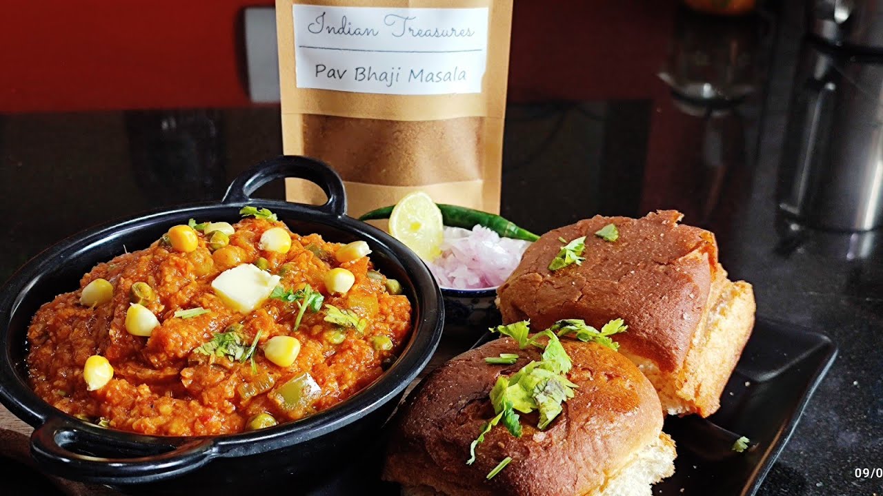 Bhutta Pav Bhaji ICorn Pav Bhaji I Flavourful  and Easy to make Bhaji #pavbhaji #streetfood 