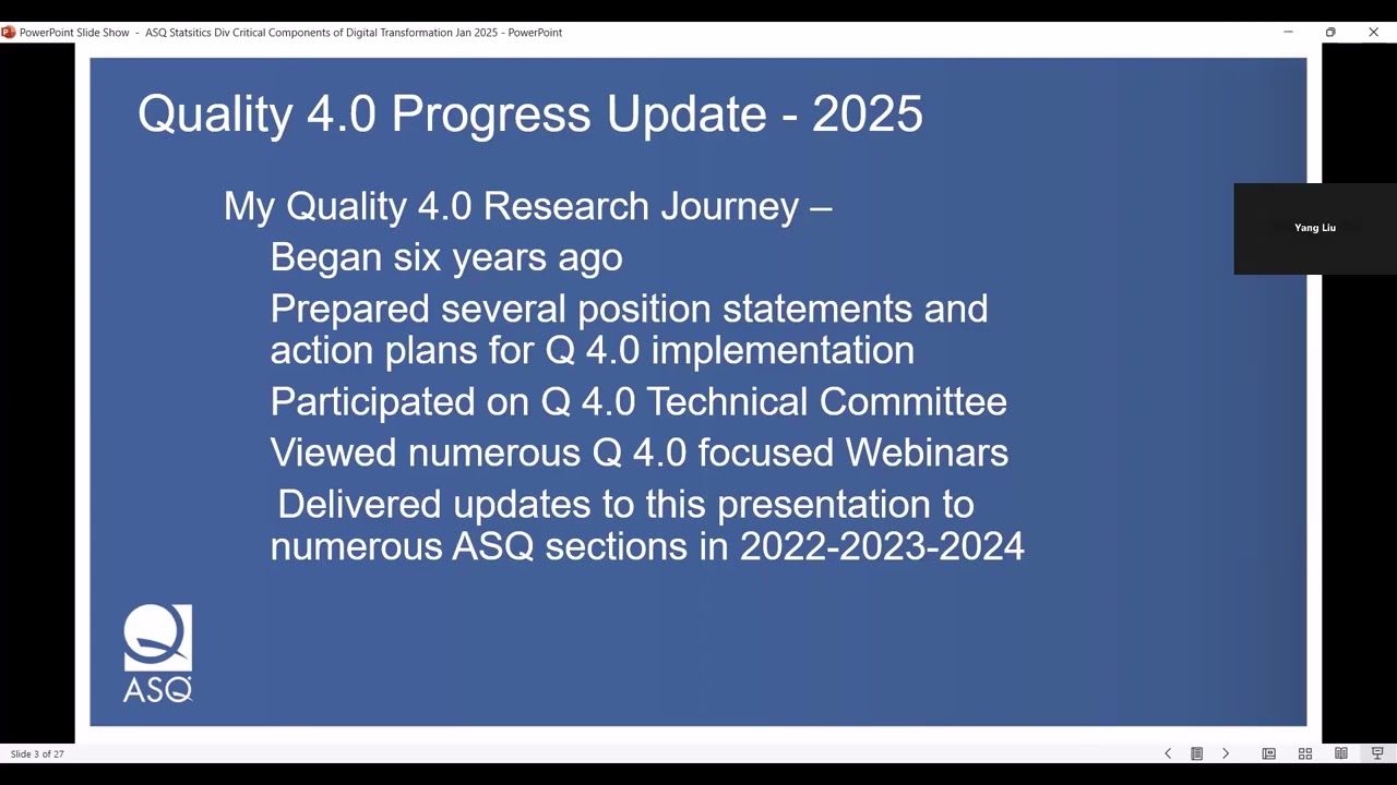 Critical Quality 4.0 Components of Digital Transformation