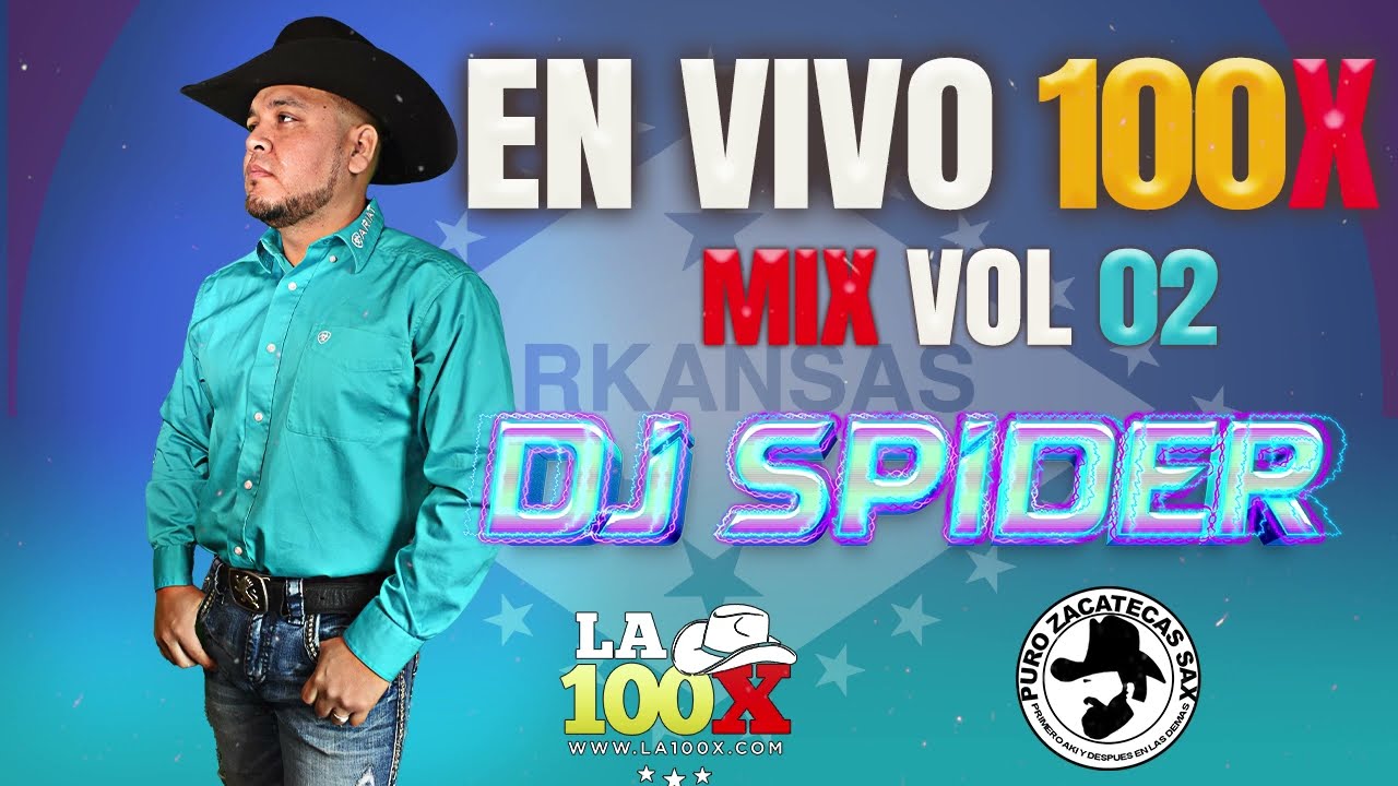 Mix En vivo 100x Radio Vol 02 (Dj spider pzs)