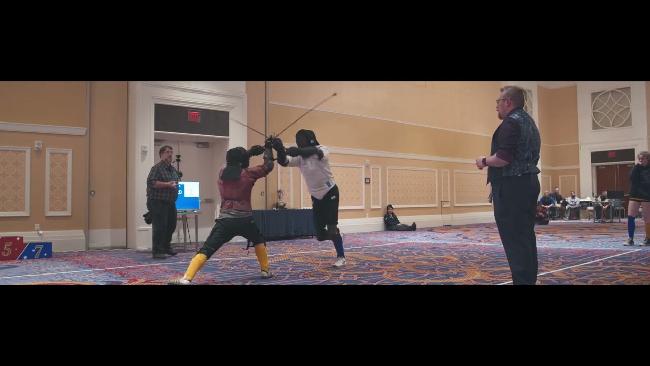 Marshall Strong vs Stephen Cheney   Open Longsword Gold Match Kings Cup 2023
