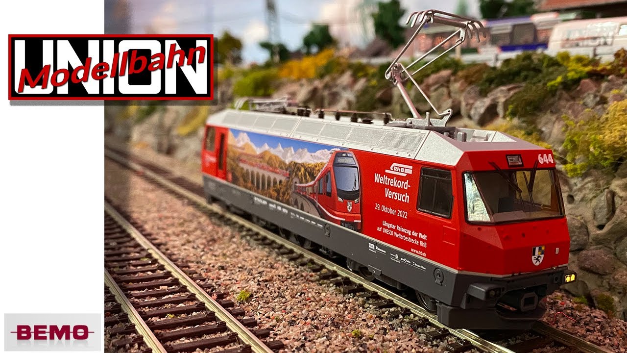 Produktpr&auml;sentation: BEMO Elektrolokomotive Ge 4/4 III Rh&auml;tische Bahn RhB - Spur H0 - 1:87