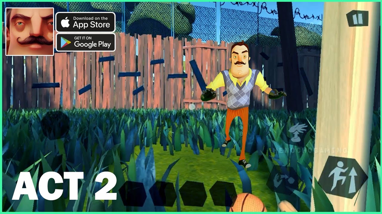 Hello Neighbor Mobile Act 2 Gameplay Walkthrough 2024 - Android iOS