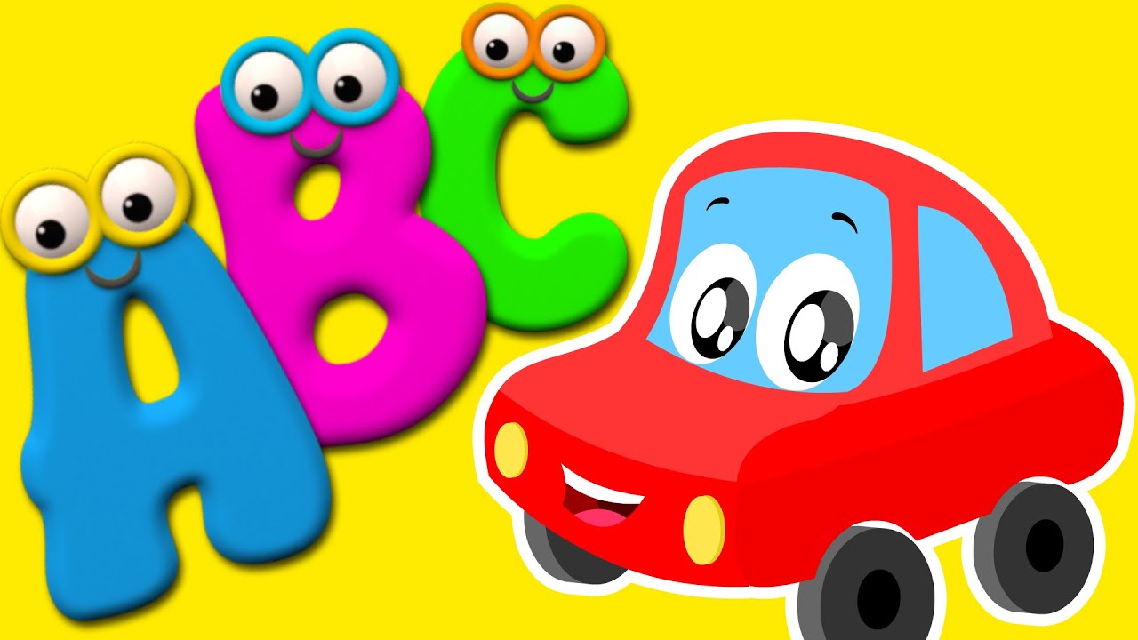 ABC-Lied mit kleinen roten Auto | Alphabet Song in Deutsch | Abc f&uuml;r Kinder