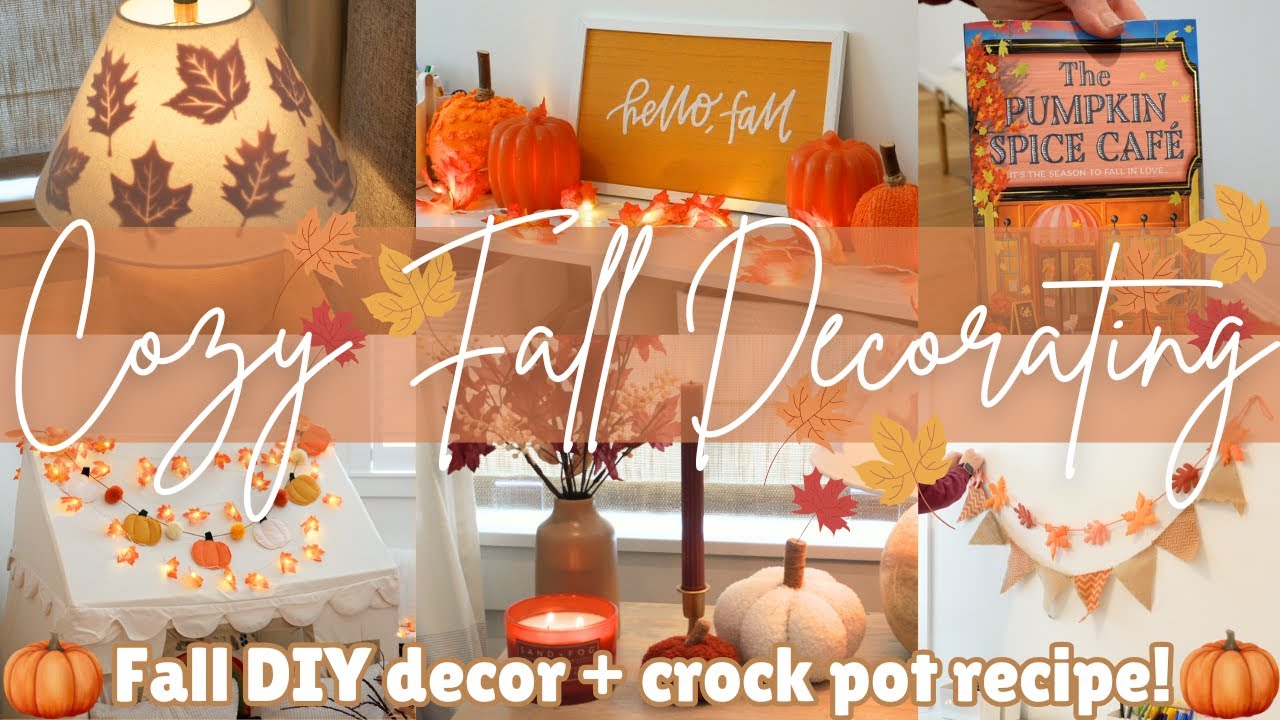 Cozy Fall Decor 2025! Fall DIY Decor Ideas! New Fall Decor Haul! Fall Bedroom Decorating
