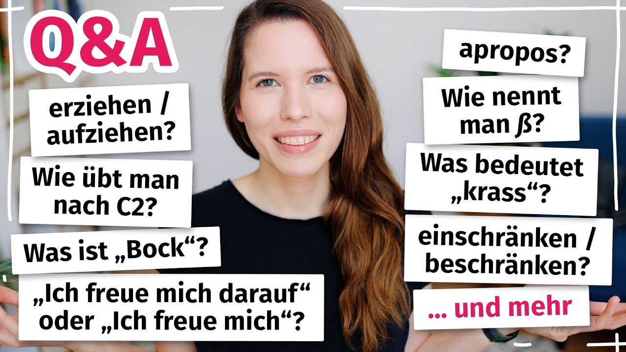 20 Fragen, 20 Antworten (Deutsch für Fortgeschrittene B2, C1)
