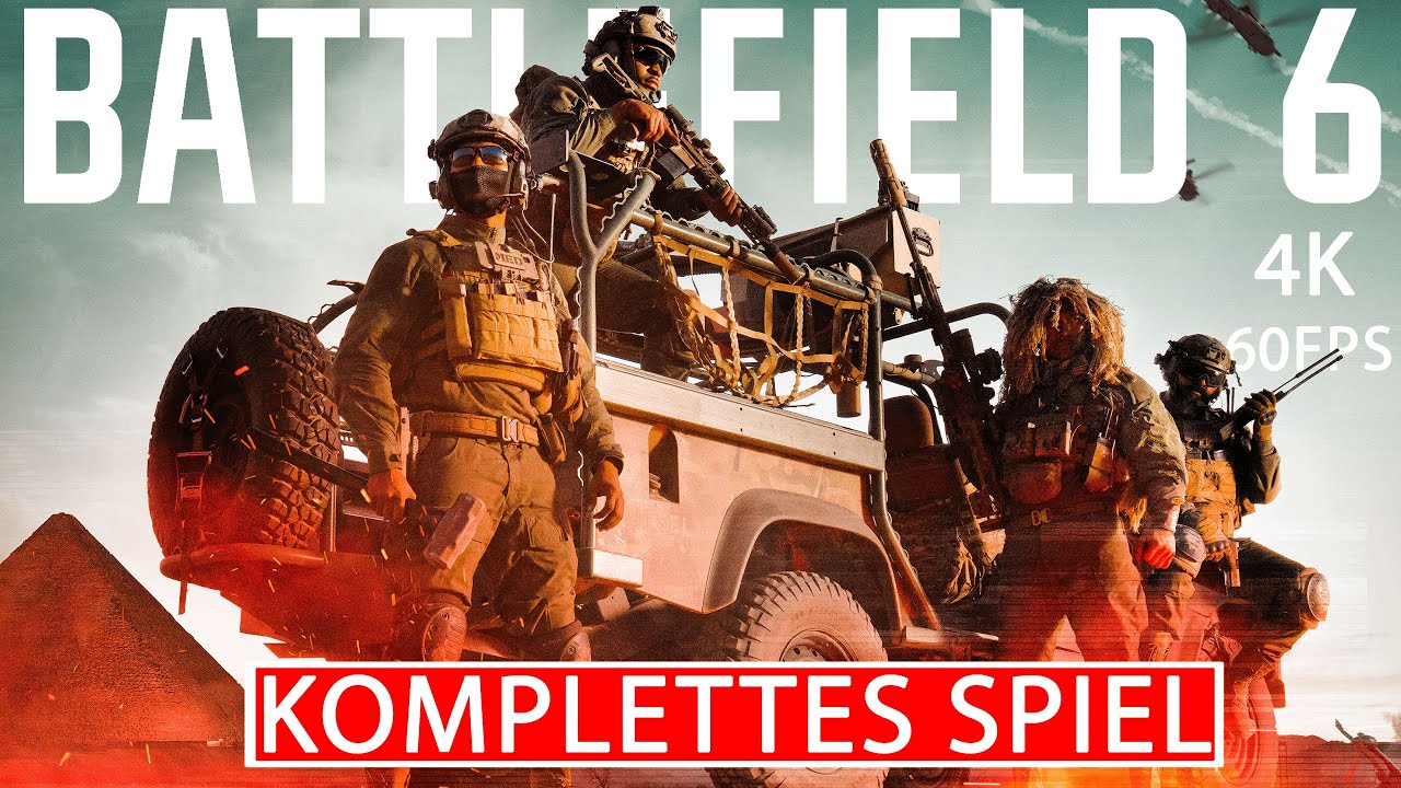 BATTLEFIELD 6 Gameplay Walkthrough FULL GAME Deutsch [4K 60FPS PC ULTRA HD] Kein Kommentar Part 1