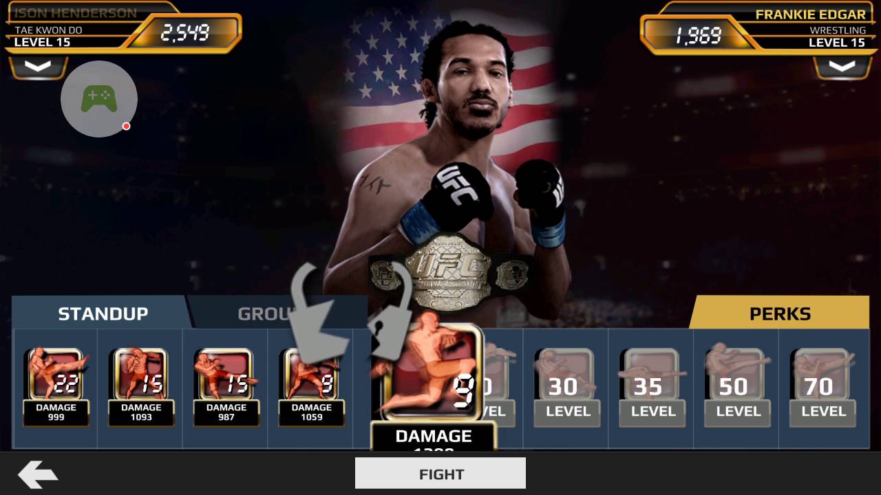 UFC Mobile Fighter Showcase Benson Henderson