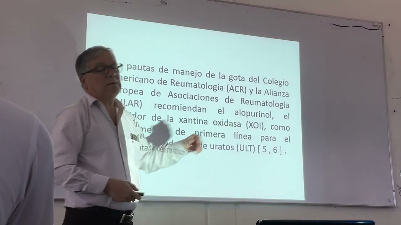 Reumatología. Clase 10 (Gota, Cristales de pirofosfato de calcio) [Dió dos veces el tema 😭😭😭]