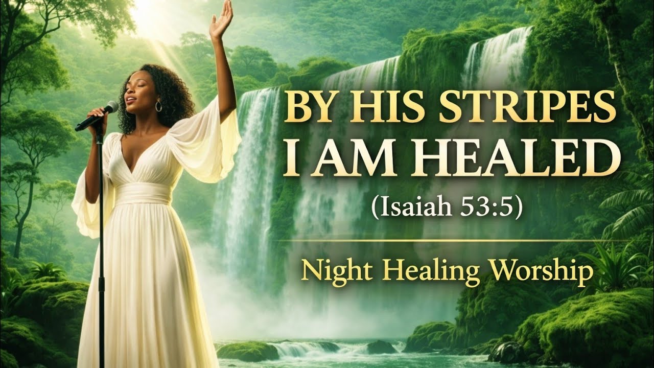 By His Stripes I Am Healed | Night Soaking Worship for Healing & Peace (Isaiah 53:5)