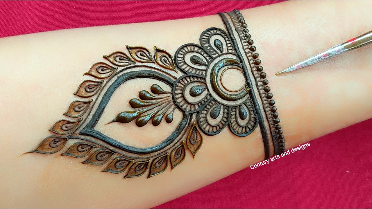 New stylish full hand mehndi design | Easy simple front hand mehndi | Mehandi ka design | Mehndi .