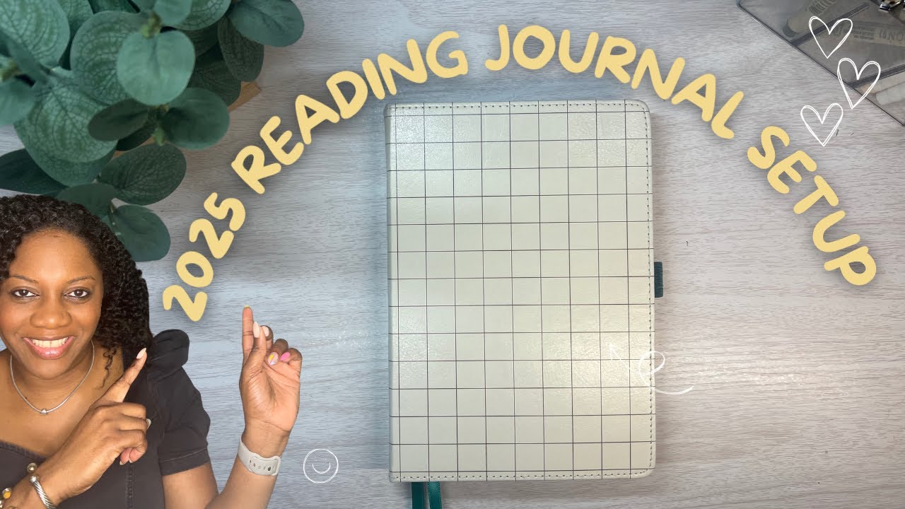 2025 NEW Reading Journal Setup | THE HAPPY PLANNER DOT GRID JOURNAL | CUTENESS SQUAD SELFCARE COLLAB