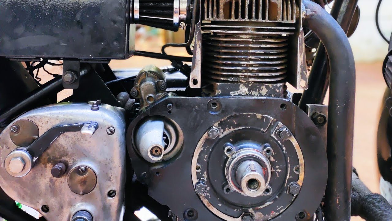 Diesel Bullet self start motor fitting Full Video