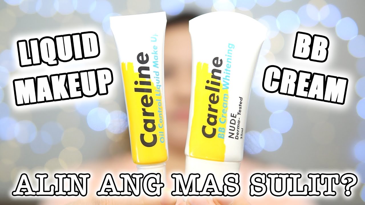 SOBRANG MURA! CARELINE’S OIL CONTROL LIQUID MAKEUP vs. BB CREAM! Drugstore Makeup | Philippines