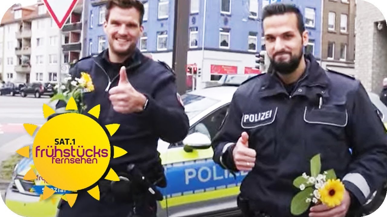 Corona-Helden: Der neue Alltag unserer Polizisten! | SAT.1 Frühstücksfernsehen