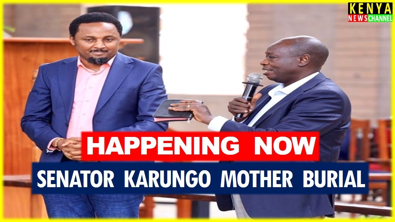 LIVE - Gachagua, Matiangi, Kalonzo in Kiambu for Senator Karungo Thangwa Mother Funeral and Burial