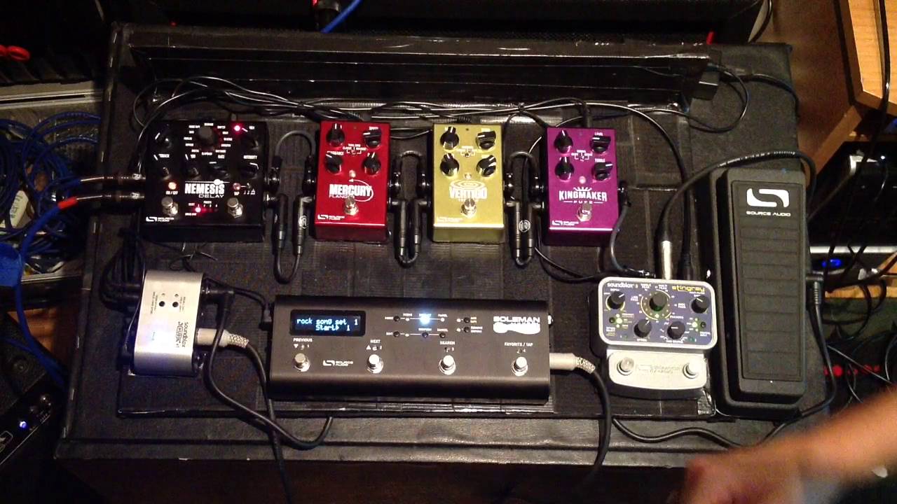 Source Audio Soleman midi pedalboard
