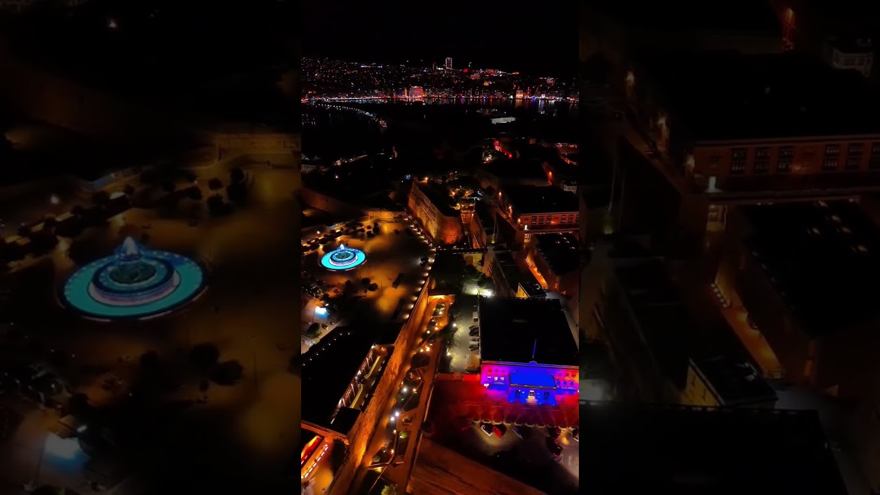 MALTA ~ Valletta by Night: Stunning Drone Footage Over Malta #CityAtNight #AerialView #TravelVibes