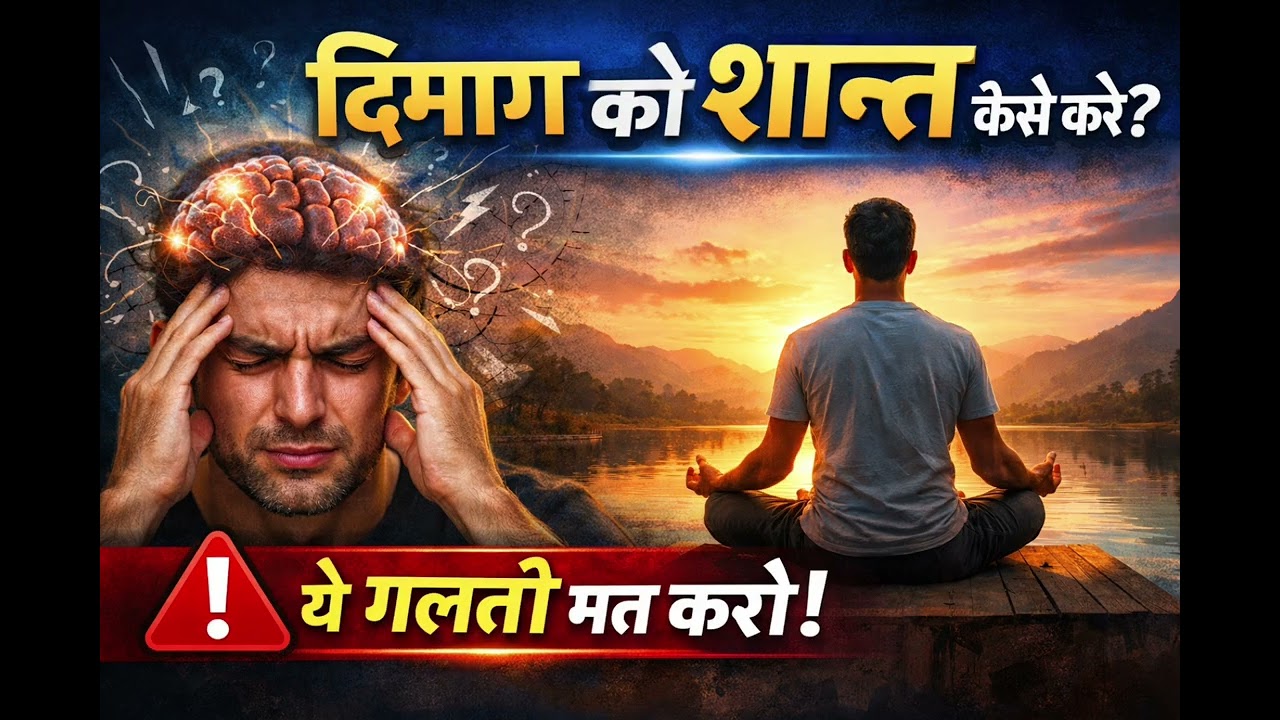 दिमाग़ को शांत करना है? ये गलती मत करो | Mind Control Motivation