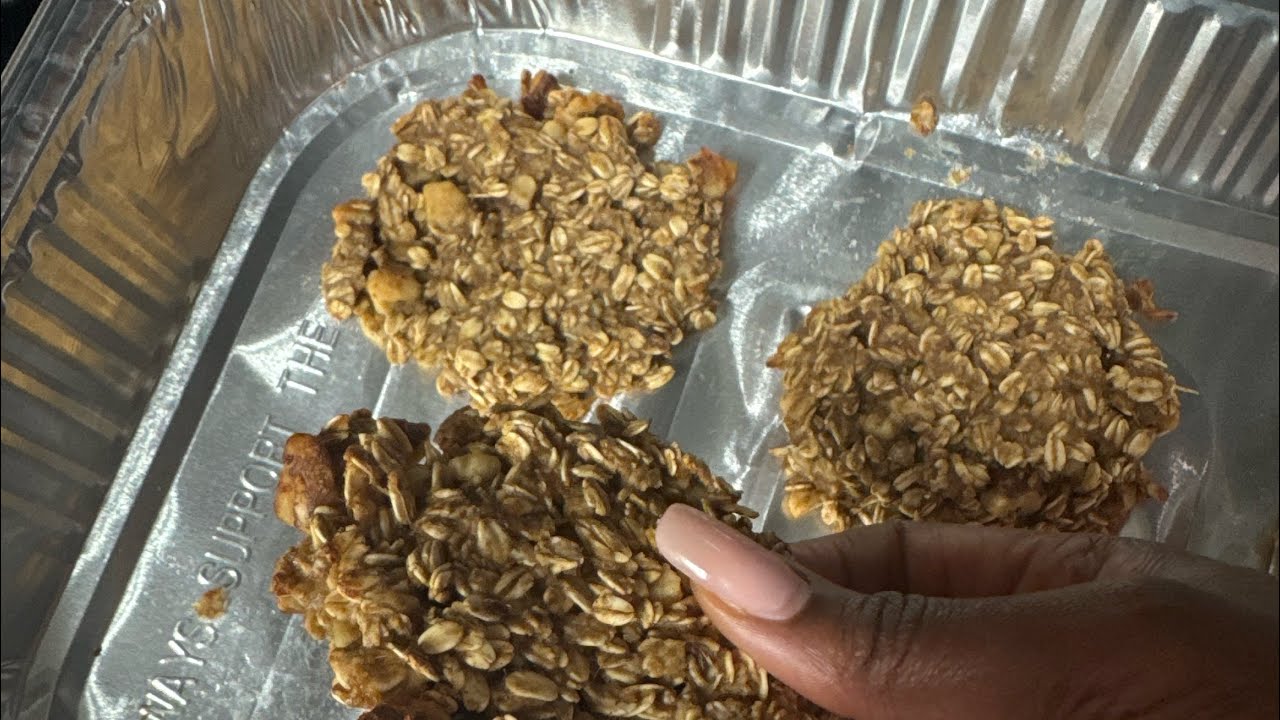 Oatmeal banana cookies 