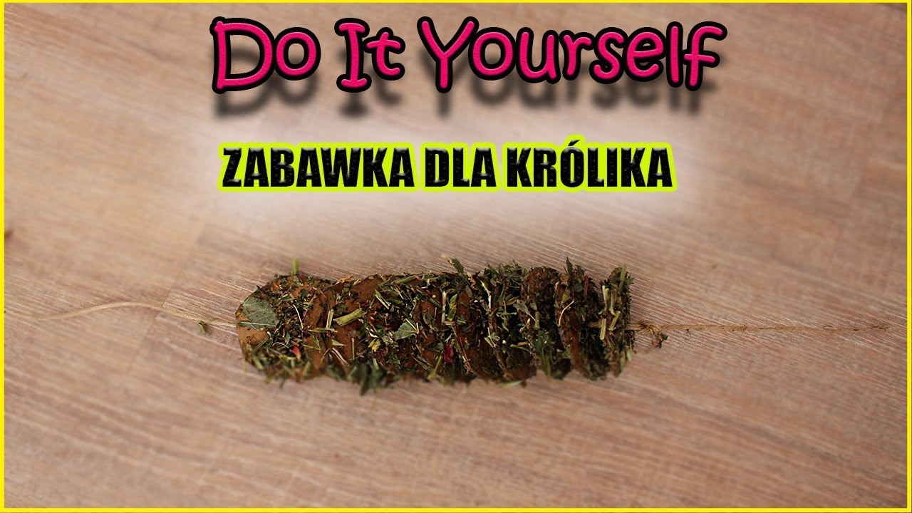 Zabawka DIY dla KRÓLIKA | Zrób to sam | Uszatkowe Rady