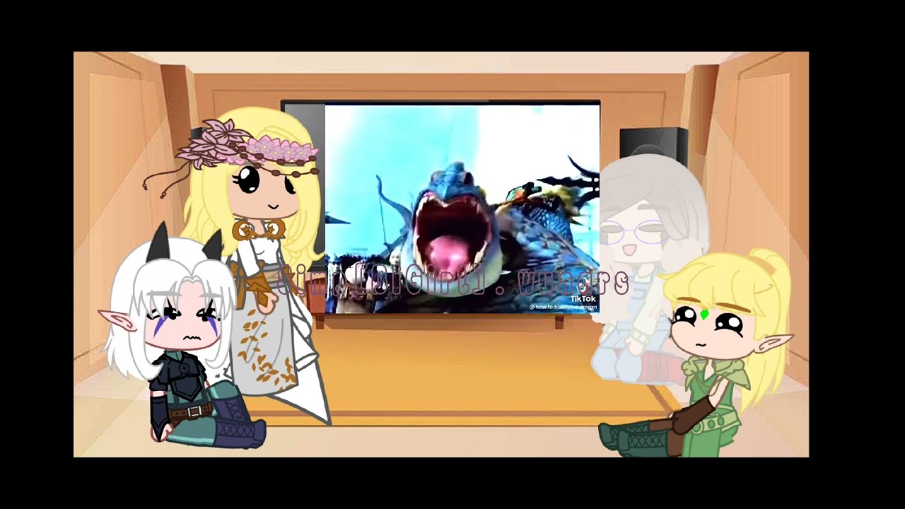 [RUS/ENG]: Fandoms with dragons react to each other||part 1/4|| Astrid Hofferson/Haddock•HTTYD•