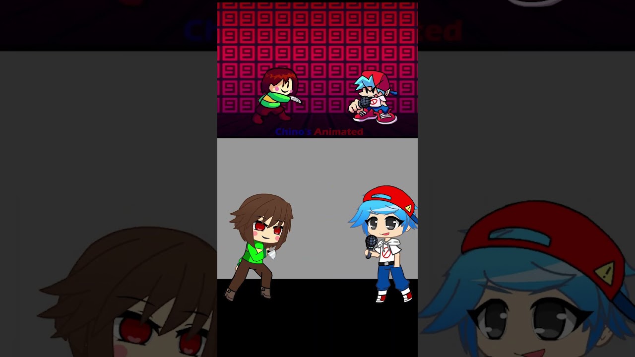 [SHORT WIP] Chara Vs BF Knife Fight but it's in gacha club