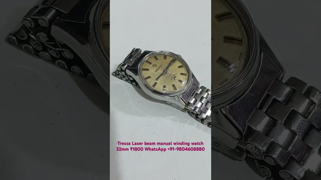 #soldout tressa watch  17jewels mid size , Swiss Made watch all original strap ₹1800 #blog141