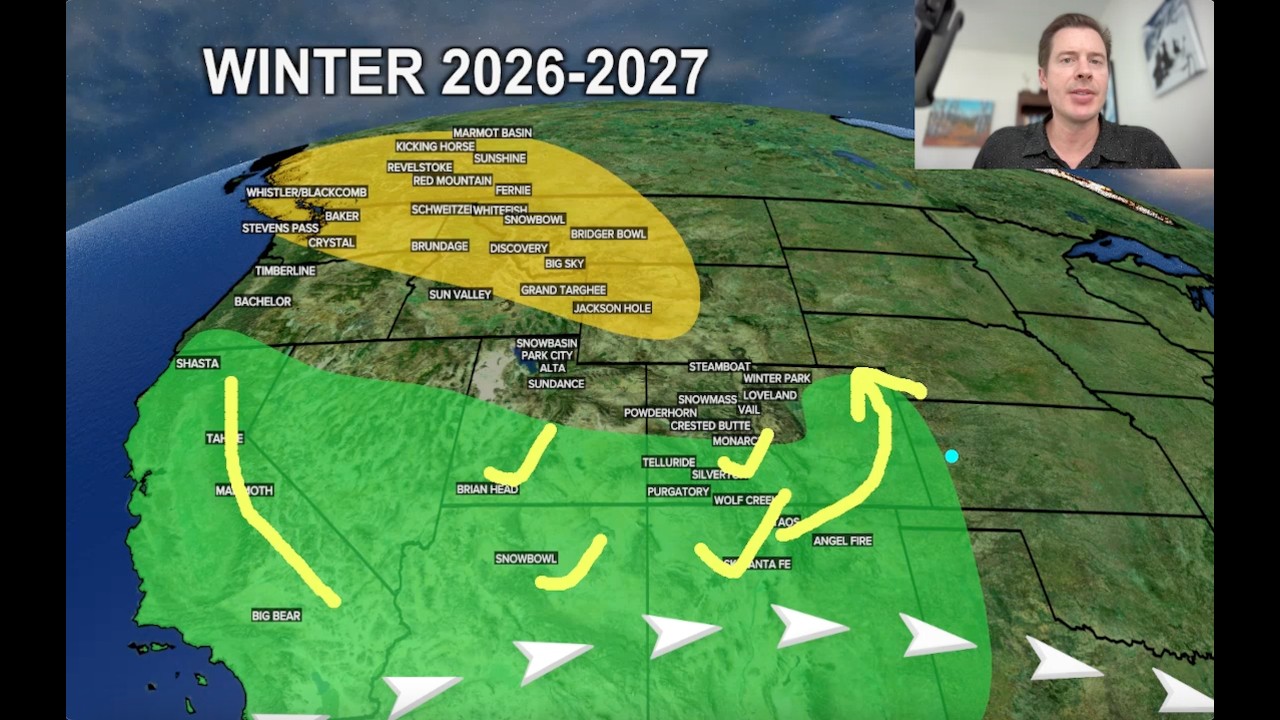 Прогноз погоды на зиму 2026-2027 гг.