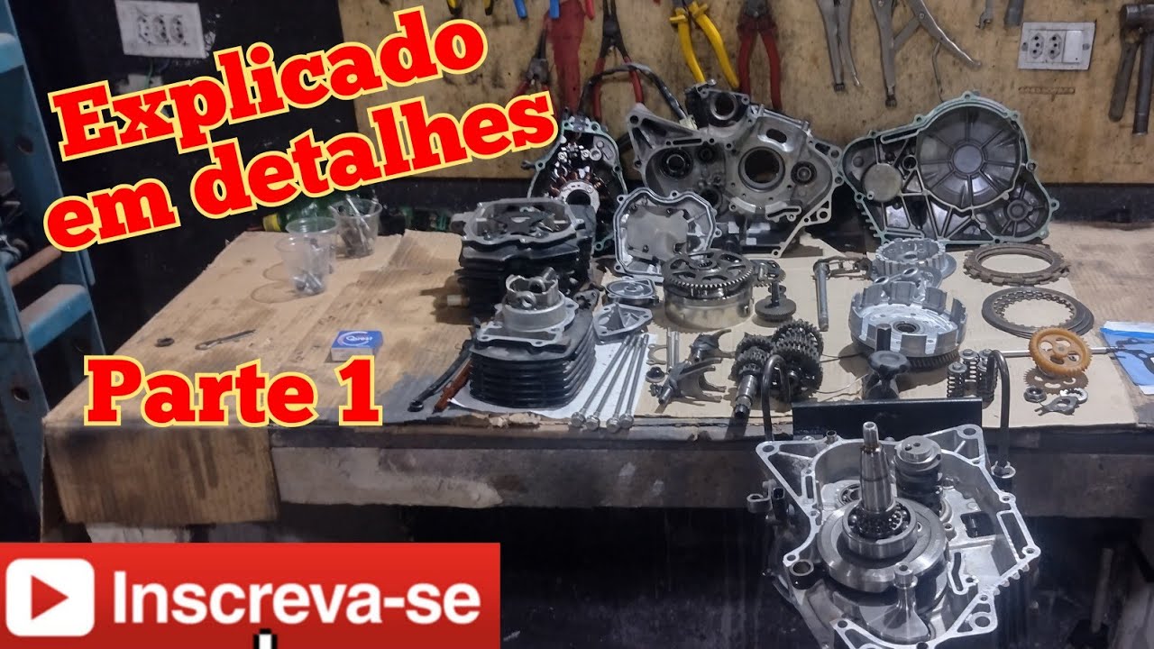 MONTAGEM COMPLETA MOTOR FAZER 150, FACTOR 150 E CROSSER parte 1