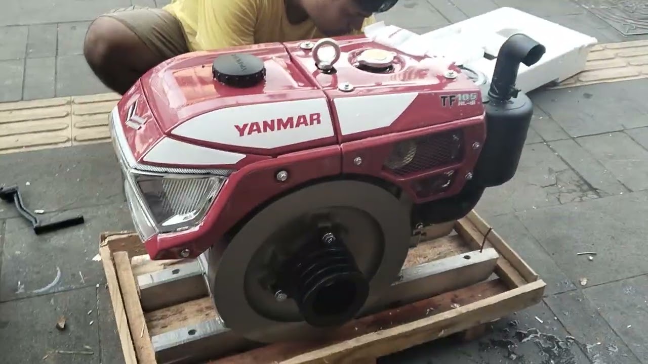 Unboxing mesin YANMAR TF 105 RADIATOR