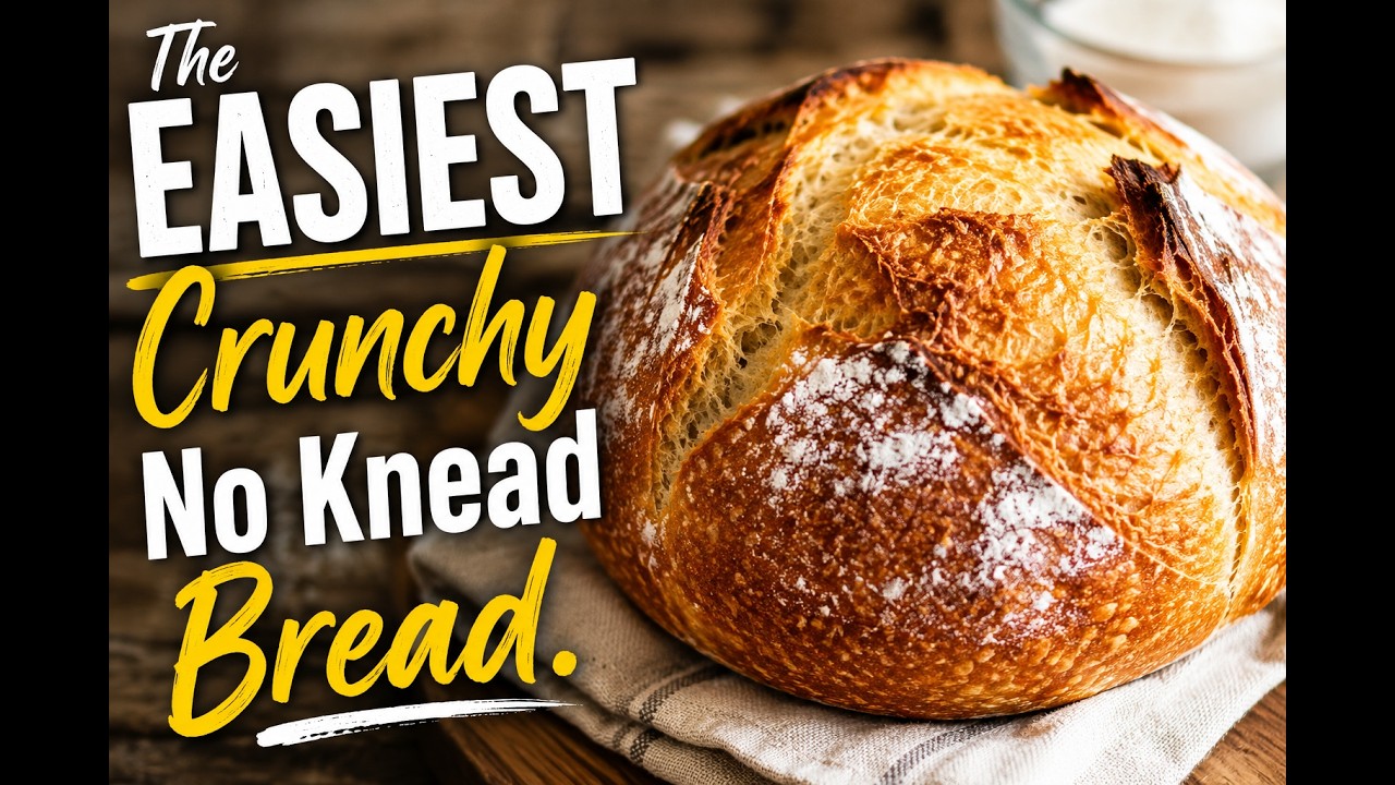 NO KNEAD BREAD - THE ONLY WAY TO MAKE BREAD
