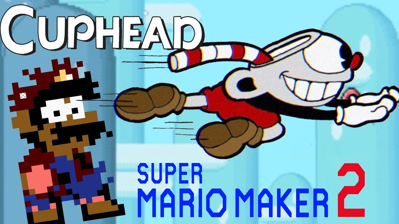 Super Mario Maker 2: Cuphead: All Run N' Gun Stages