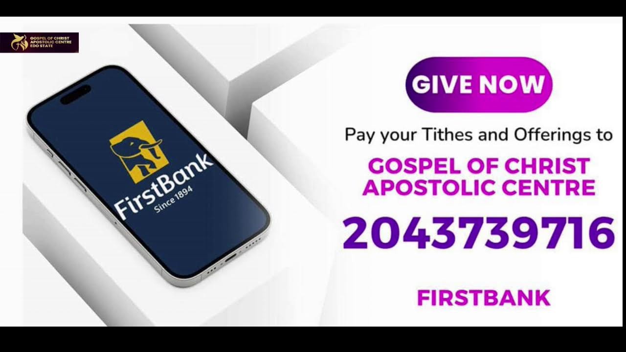 Gospel Of Christ Apostolic Centre Nigeria  Live Stream