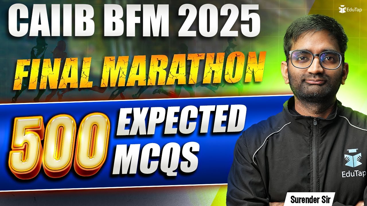 CAIIB BFM Marathon Class June 2025 | CAIIB BFM Most Important Topics & Questions | CAIIB BFM MCQs