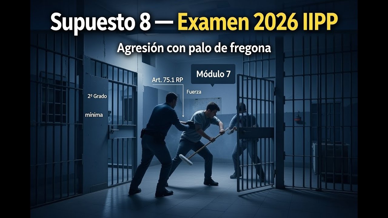 SUPUESTO Nº 8 – Examen Ayudantes IIPP 2026 | Caso completo