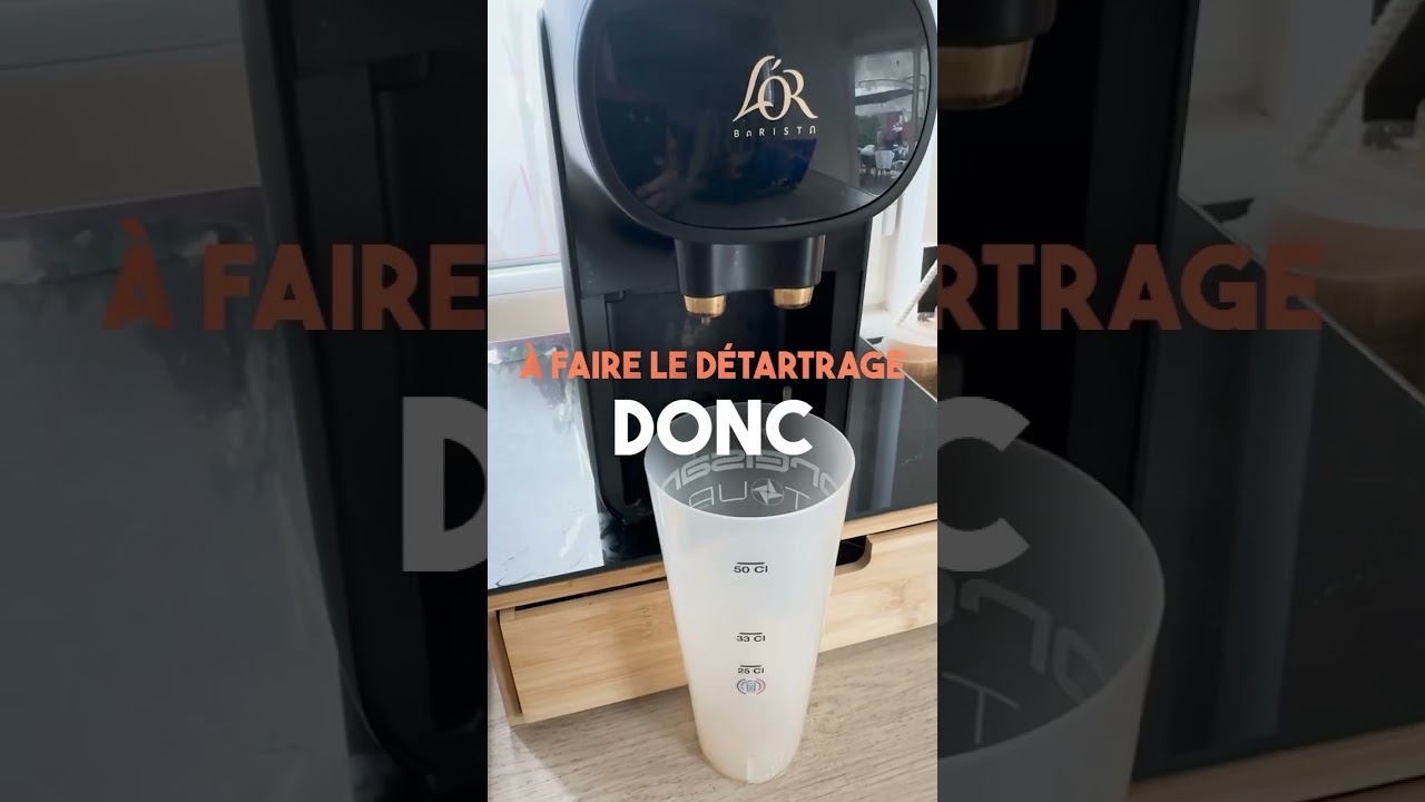 D&eacute;tartrer une L&rsquo;OR Barista avec du vinaigre blanc (astuce simple)