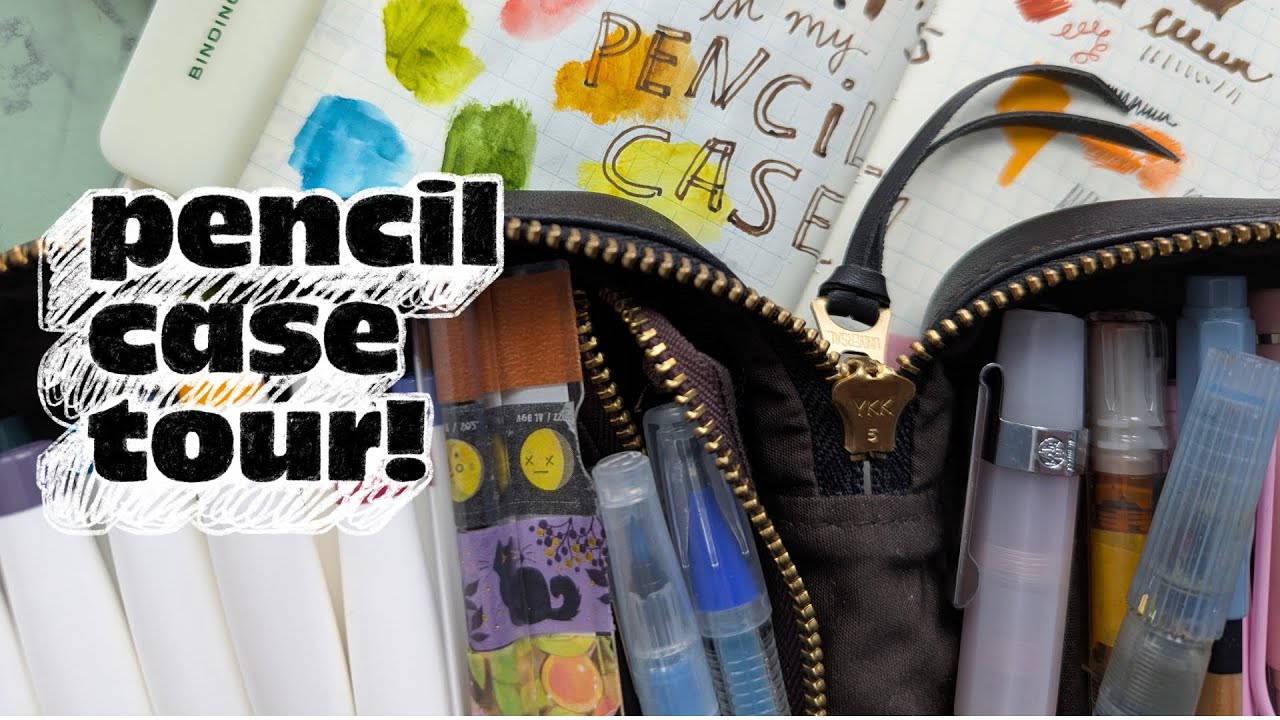 What's in my Pencil Case | The Superior Labor Leather Utility Pouch