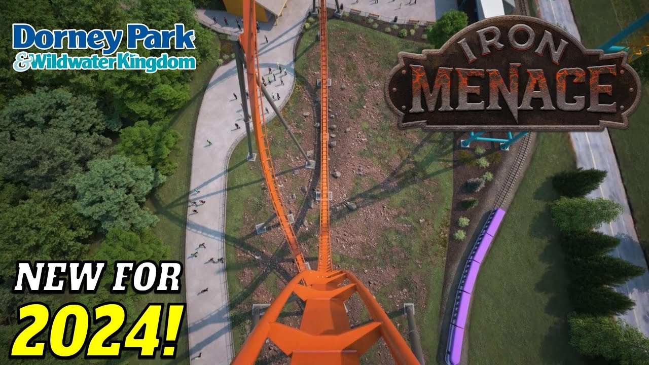 Iron Menace Front Row POV | Dorney Park New For 2024 Roller Coaster