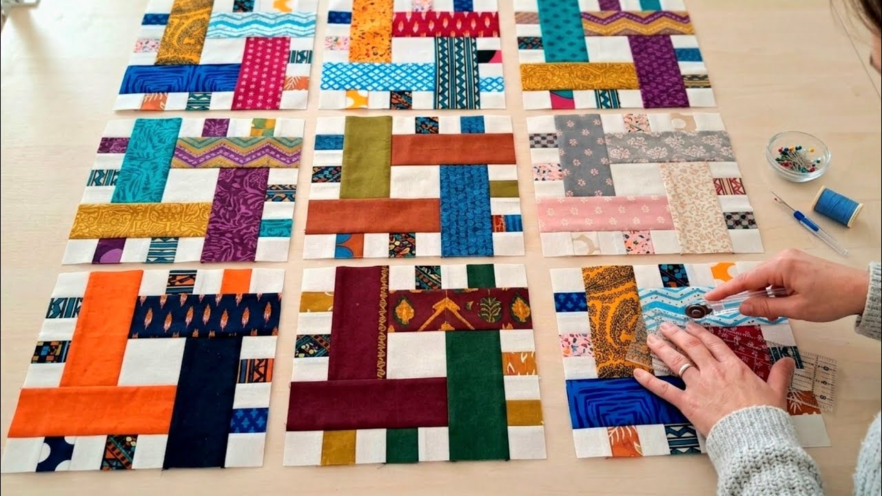 STOP Scrolling! Your Next Favourite Quilt Pattern is Here‼️Sewing idea for leftover /Scrap fabrics.