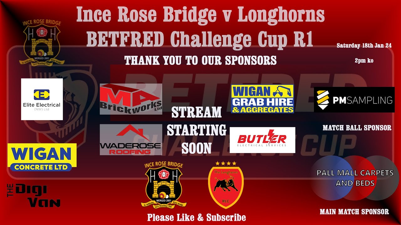 Ince Rose Bridge v Longhorns