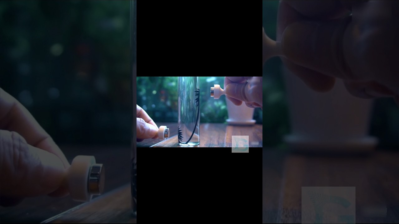 Magnetic Mud Fluid Sand Bottle Advanced Black Technology Interesting Physics Experiment 