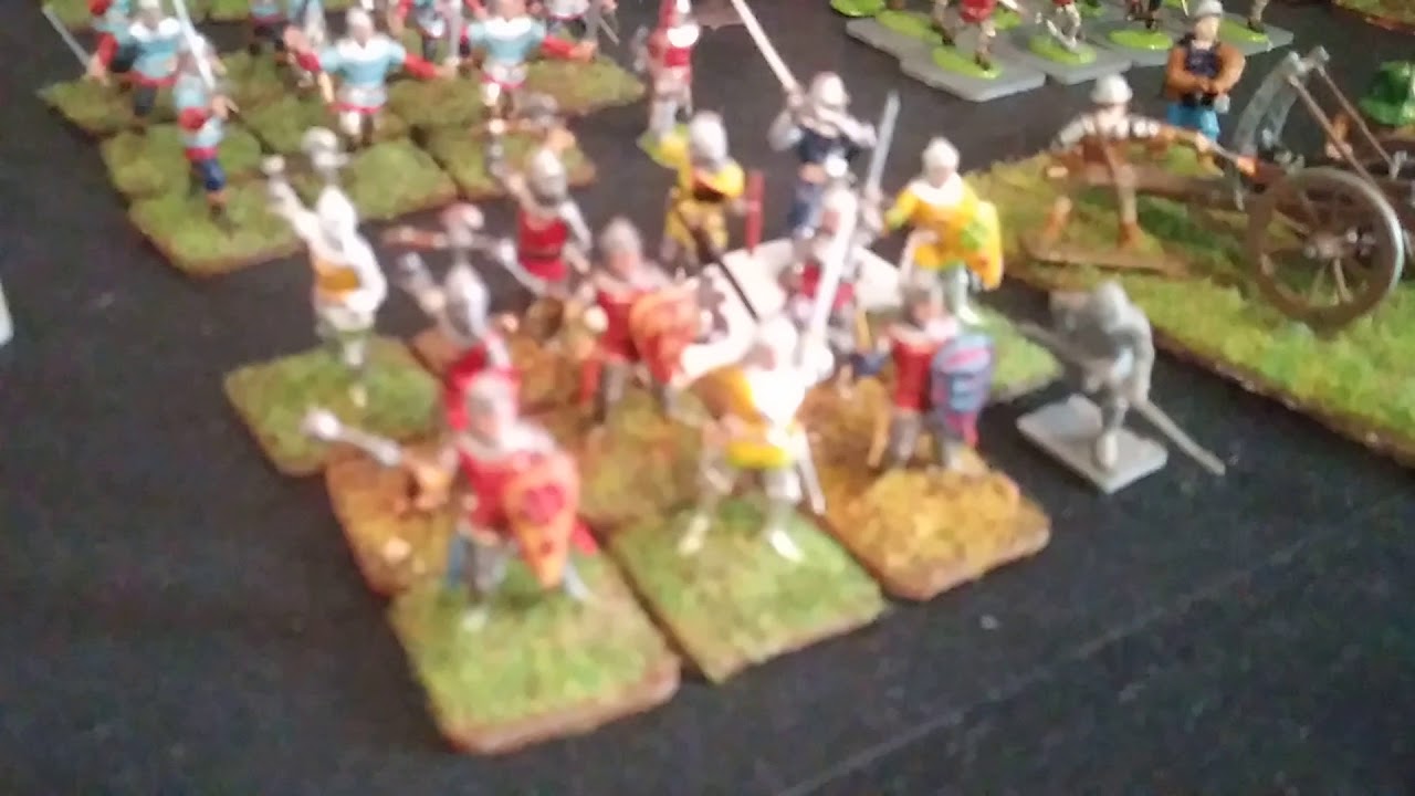 My 1/72 medieval armies.