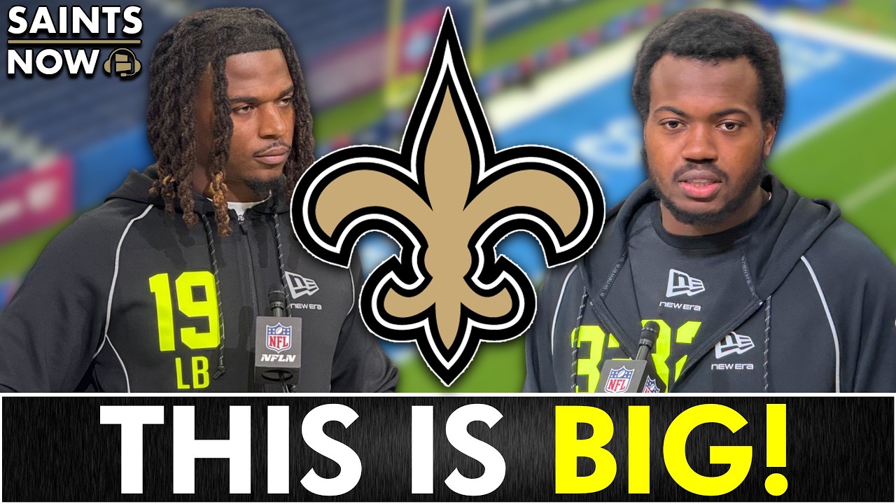 The Saints Got A TRIPLE DOSE OF BIG News At The NFL Combine!