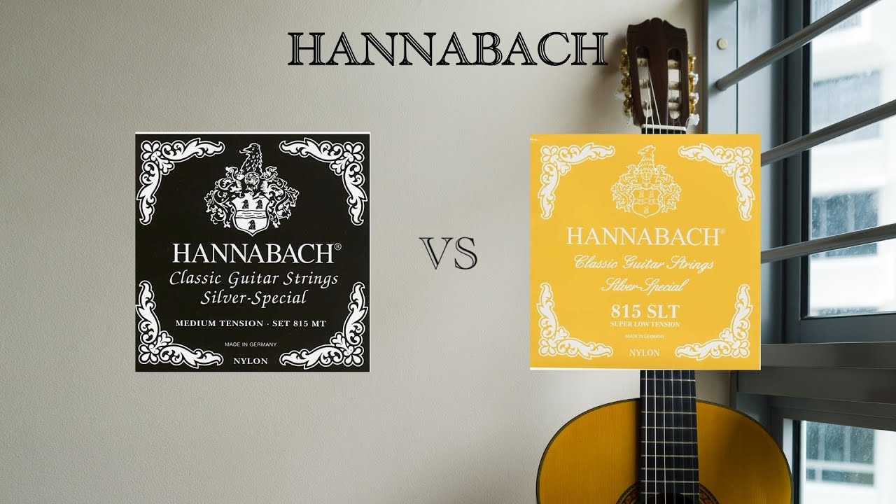 【クラシックギター弦ハナバッハ比較】Classical guitar strings （HANNABACH）comparison