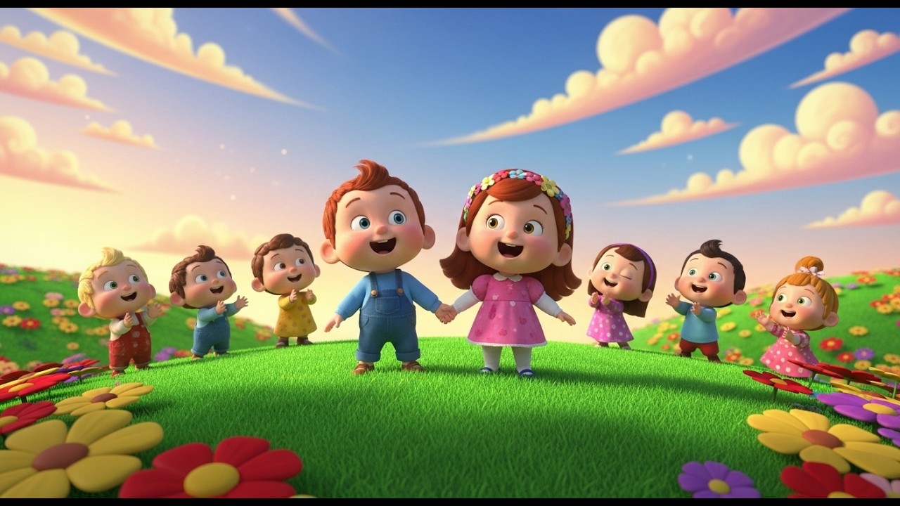 👦👧 Jack and Jill Nursery Rhyme Fun 🎵 Cute Sing Along Song for Babies & Toddlers Learning 🎶
