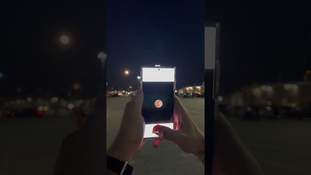 Fotografo la LUNA con il TELEFONO 🌖 #phototutorials #travel #vanlife