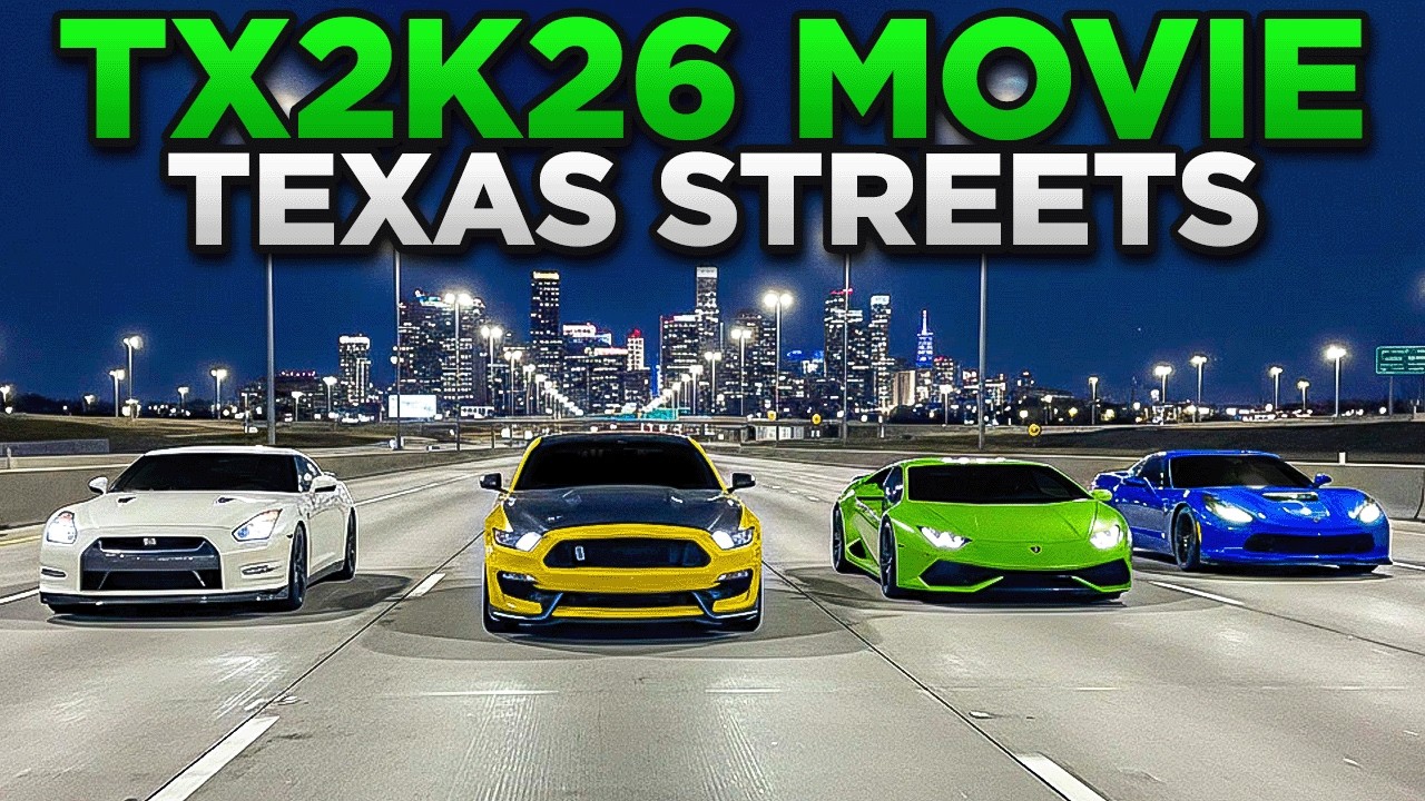 Фильм TX2K26: Лучшие уличные гонки в Техасе! (1000 л.с. + полиция)