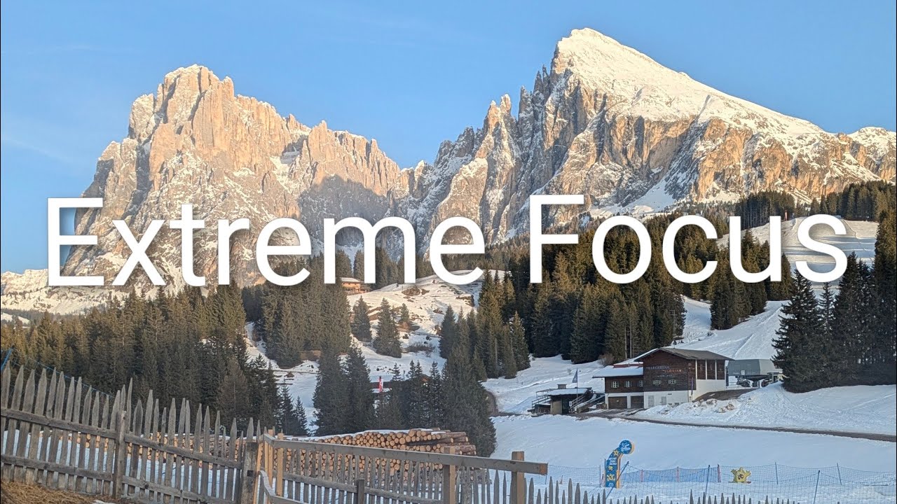 Bus ride in Seiser Alm | Cozy background focus 